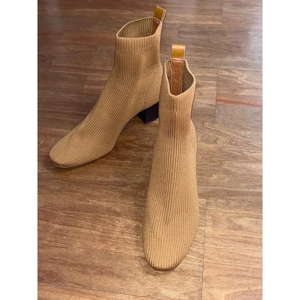Everlane Toffee The Glove Knit Booties - Picture 5 of 14
